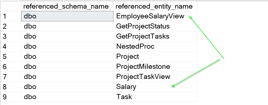 Stack Overflow answer returning 9 tables