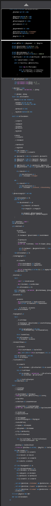 SSMS Map mode scrollbar showing a massive stored procedure - the minimap alone tells you this query has problems